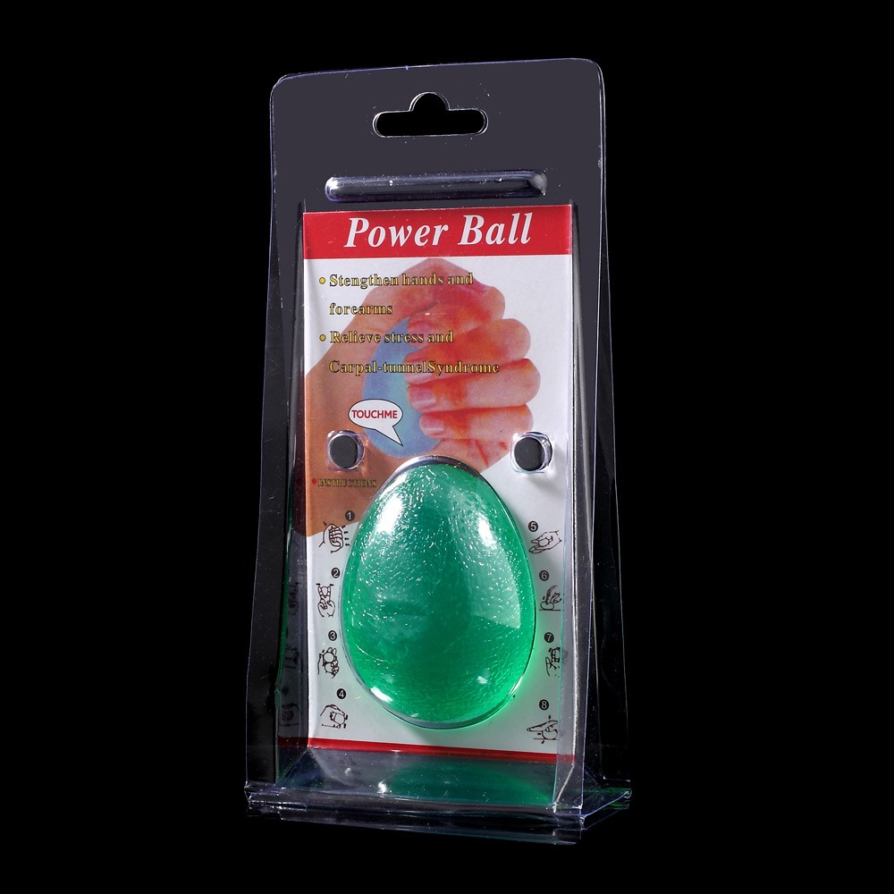 Flexible Squeeze Egg Hands Therapy Stress Ball - Green-9