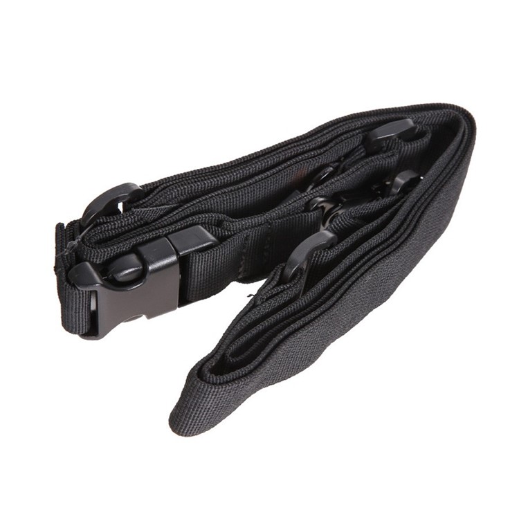 3-Point Multi-Use Nylon Sling Rope Rifle Strap, Size: 104 x 3cm - Black-1