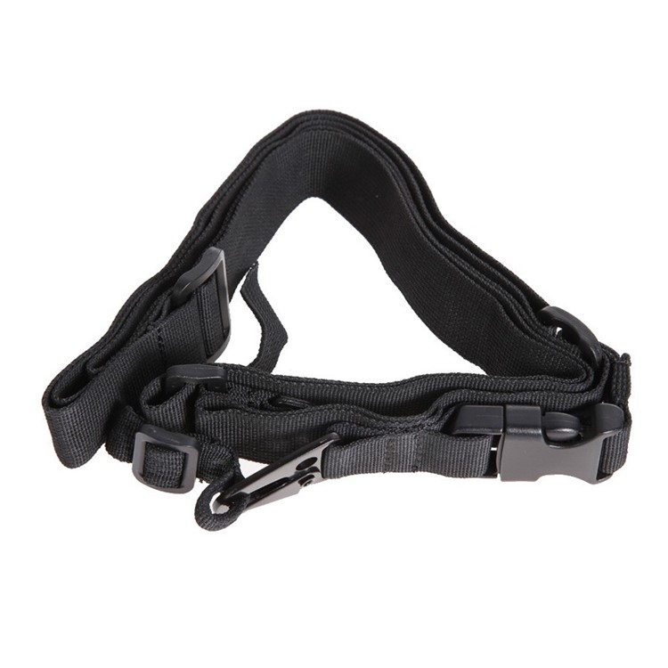3-Point Multi-Use Nylon Sling Rope Rifle Strap, Size: 104 x 3cm - Black-2