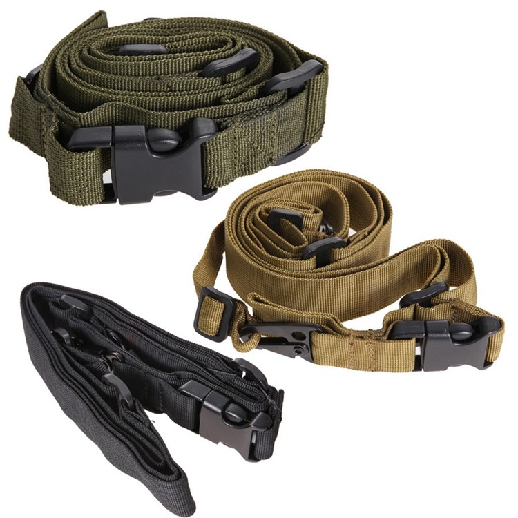 3-Point Multi-Use Nylon Sling Rope Rifle Strap, Size: 104 x 3cm - Black-4