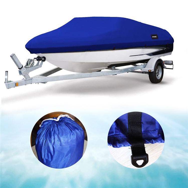 17-19ft Pesados ??210D De Grau Marinho De Poliéster Lona Remorável Impermeável Runabout Barco Cobertura, 600 X 330cm-1