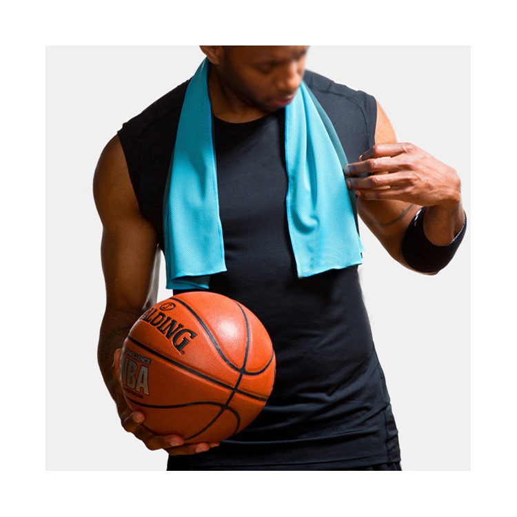 ROMIX 120 x 30cm Sports Gym Cooling Towel with Pop Can - Grey-11
