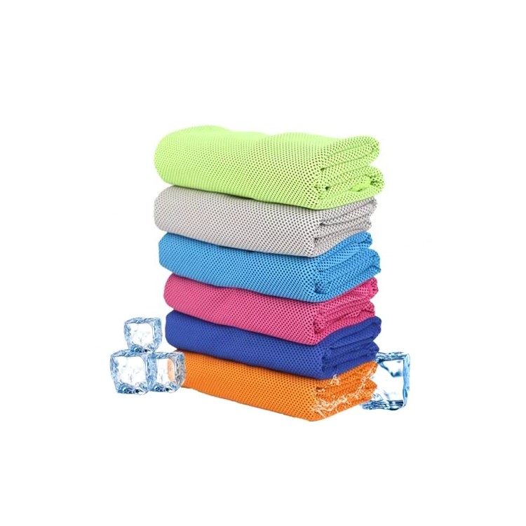 ROMIX Sports Gym Cooling Towel 90 x 30cm with Plastic Bottle - Grey-1
