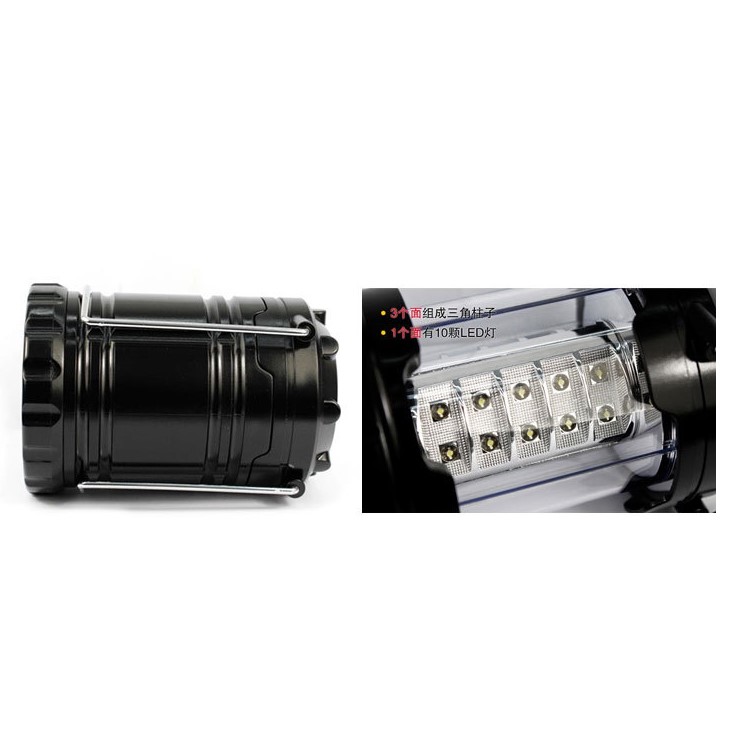 1Pcs 30-LED Outdoor Retractable Exploration Camping Lantern Flashlight-7