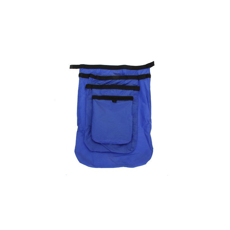 3PCS/Set Waterproof Storage Dry Bag Pouch for Canoeing Rafting Floating Camping - Blue-3