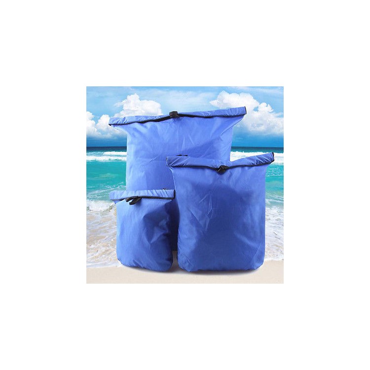 3PCS/Set Waterproof Storage Dry Bag Pouch for Canoeing Rafting Floating Camping - Blue-5