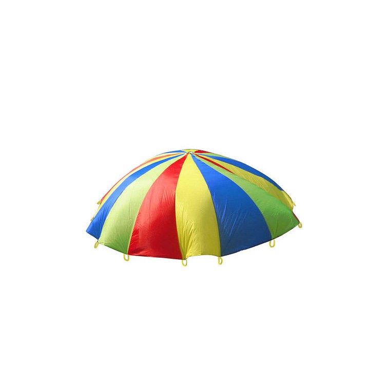 5M Children Kids 8 Handles Play Parachute Tent Funchute Rainbow Color Game Toy-1
