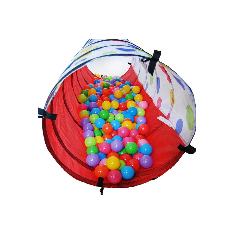 110 x 48cm Tupfen Spiel Tunnel Spielzeug Zelt Kinder Kinder Popup Discovery Tube-4
