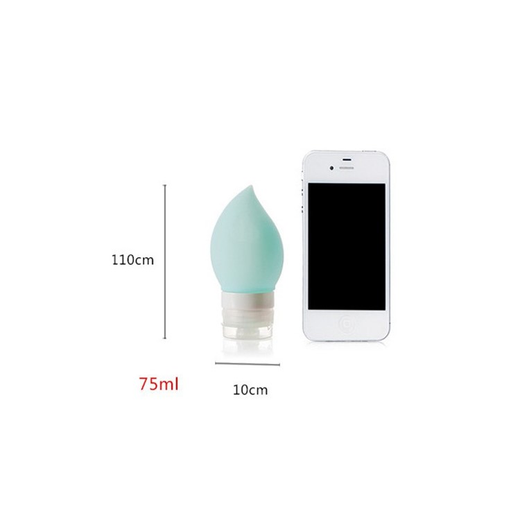 75ML Peach Shape Silicone Travel Bottle - Pink-11