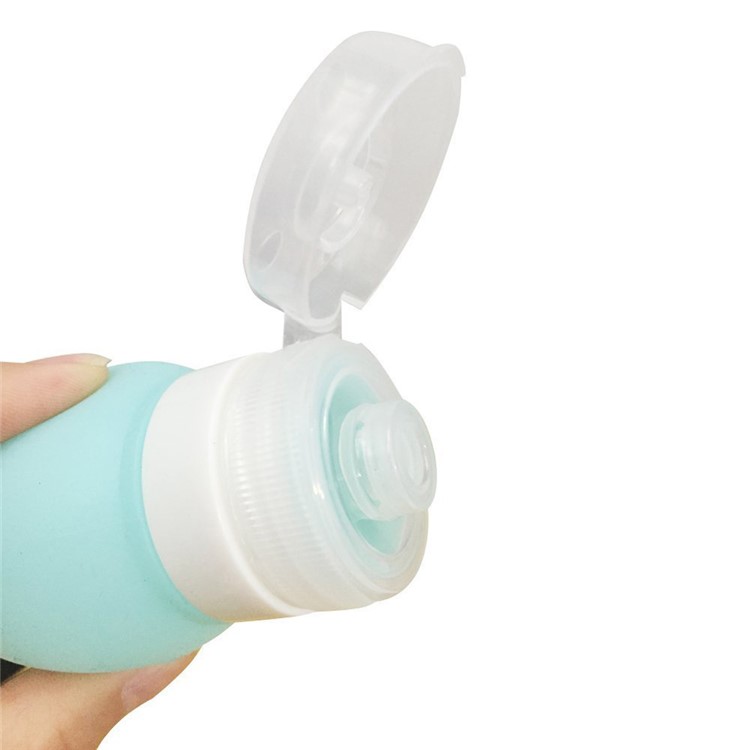 75ML Peach Shape Silicone Travel Bottle - Pink-3