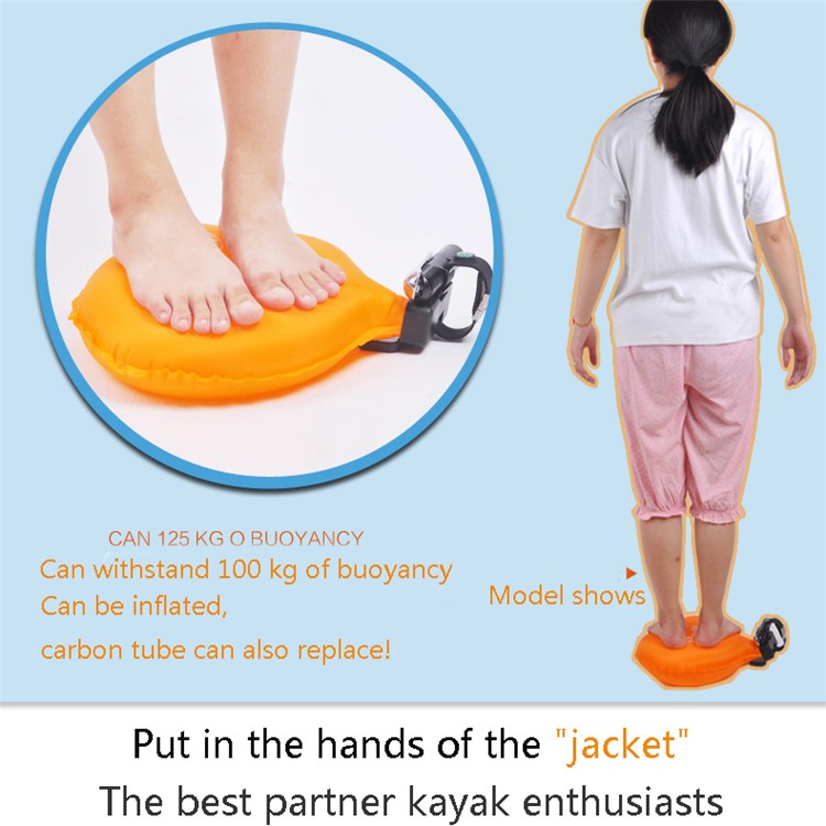 PUFFER Swimming Inflatable Survival Bracelet Anti-drowning Floating Gasbag Buoyancy Wristband-1