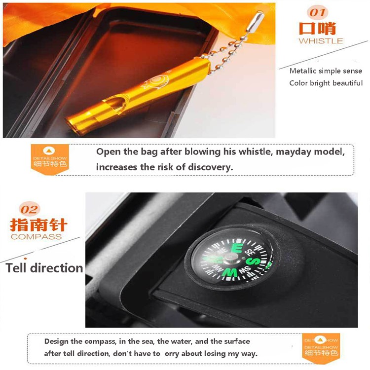 PUFFER Swimming Inflatable Survival Bracelet Anti-drowning Floating Gasbag Buoyancy Wristband-3