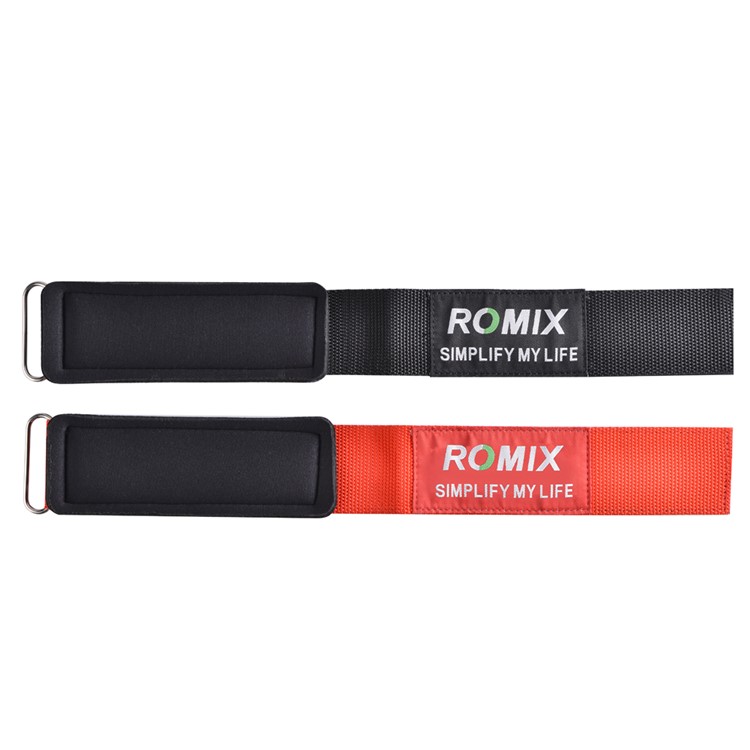 ROMIX High-end Gym Fitness Weight Lifting Training Wrap - Black-5