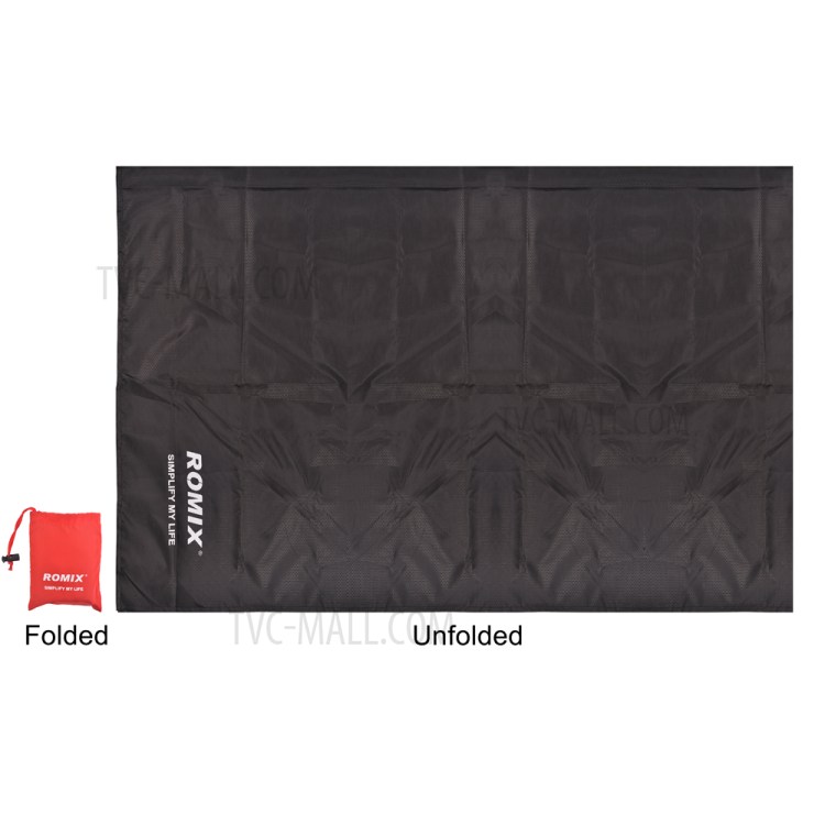 ROMIX tamaño de bolsillo plegable playa picnic tapita de manta de camping, tamaño: 110 x 160cm-25