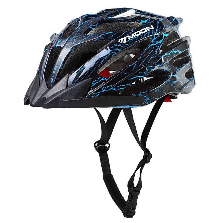 MOON M27 Cycling Bicycle MTB Helmet, High Grade EPS and PC - Blue / Black-1