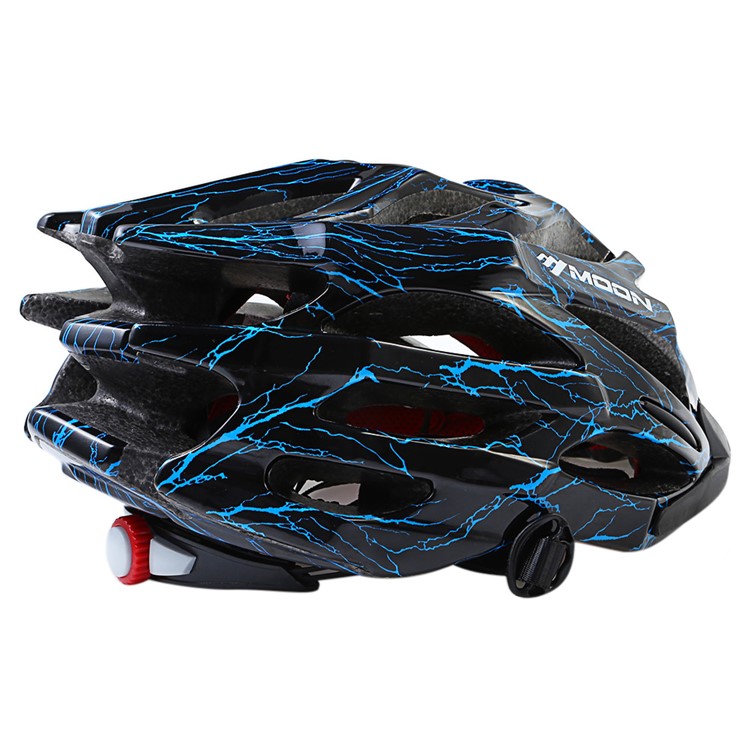 MOON M27 Cycling Bicycle MTB Helmet, High Grade EPS and PC - Blue / Black-5