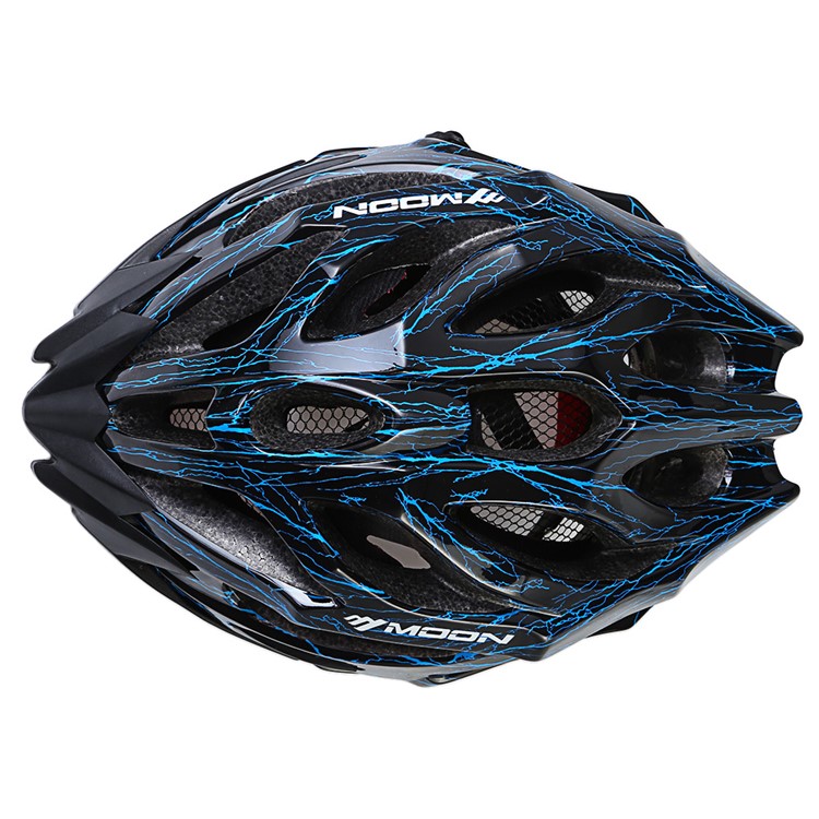 MOON M27 Cycling Bicycle MTB Helmet, High Grade EPS and PC - Blue / Black-7