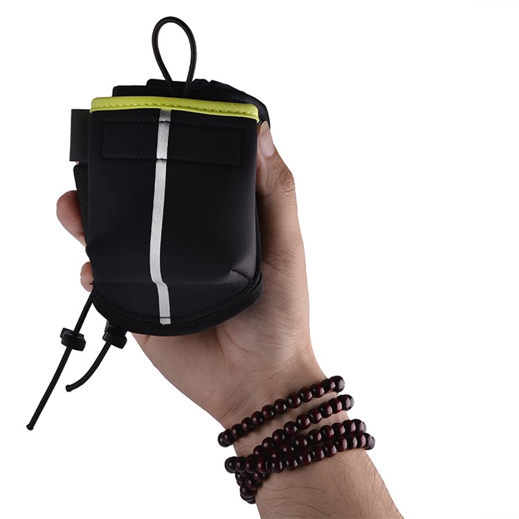 Pictórico. Bolsa de Cintura Con Cremallera Fino RH42 Para Viajar Corriendo Corriendo - Negro