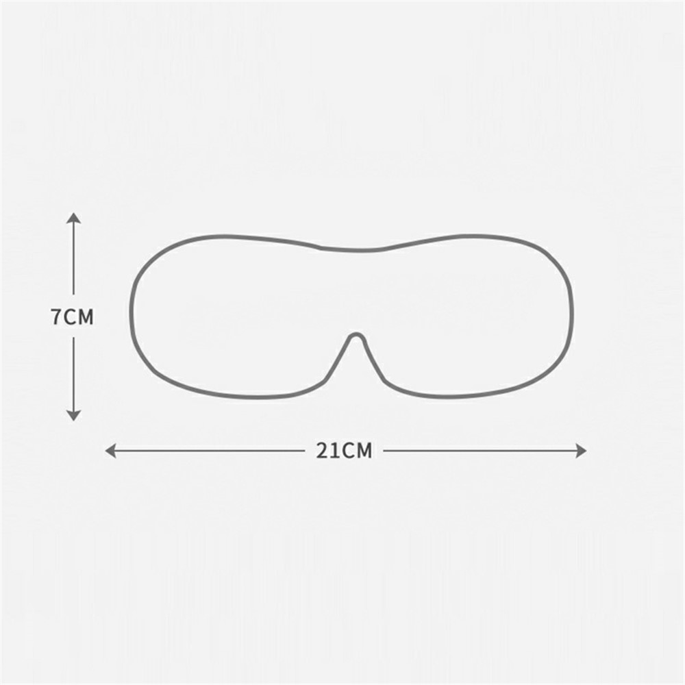 Pictórico. Fino RH37 3D Eyeshade Con Ojos Para Ojos Durmientes Para el Ojo - Azul-5