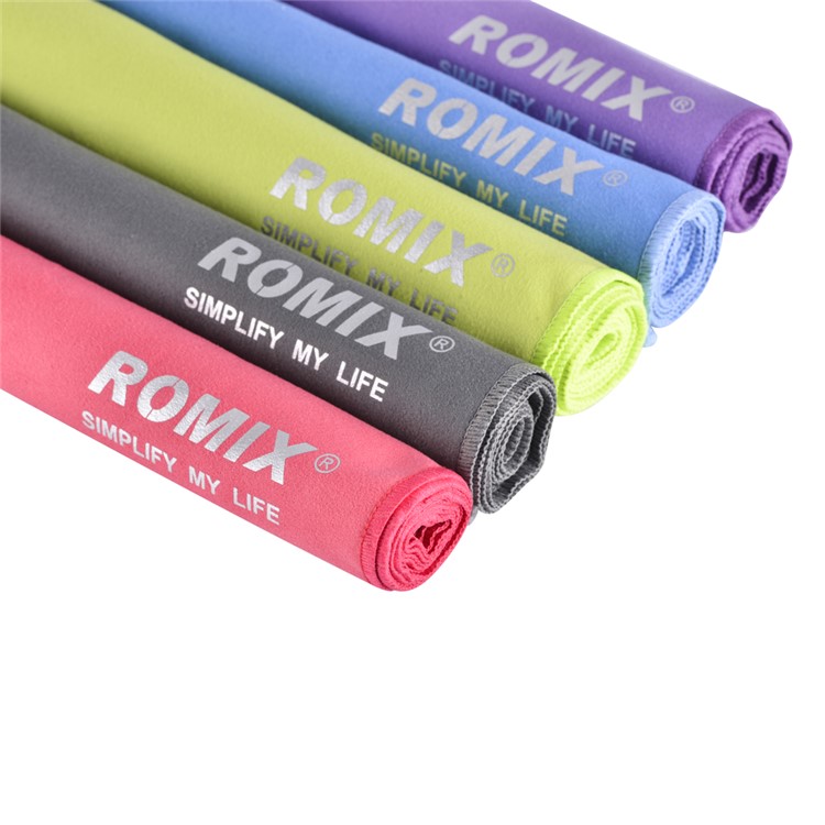 ROMIX RH38 Fast Drying Towel for Gym Sports Use, Size: 30 x 90cm - Grey-2