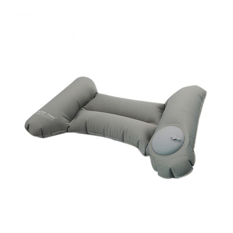 ROMIX RH35 Travel Folding Self-inflating Back Cushion Pillow - Grey-1