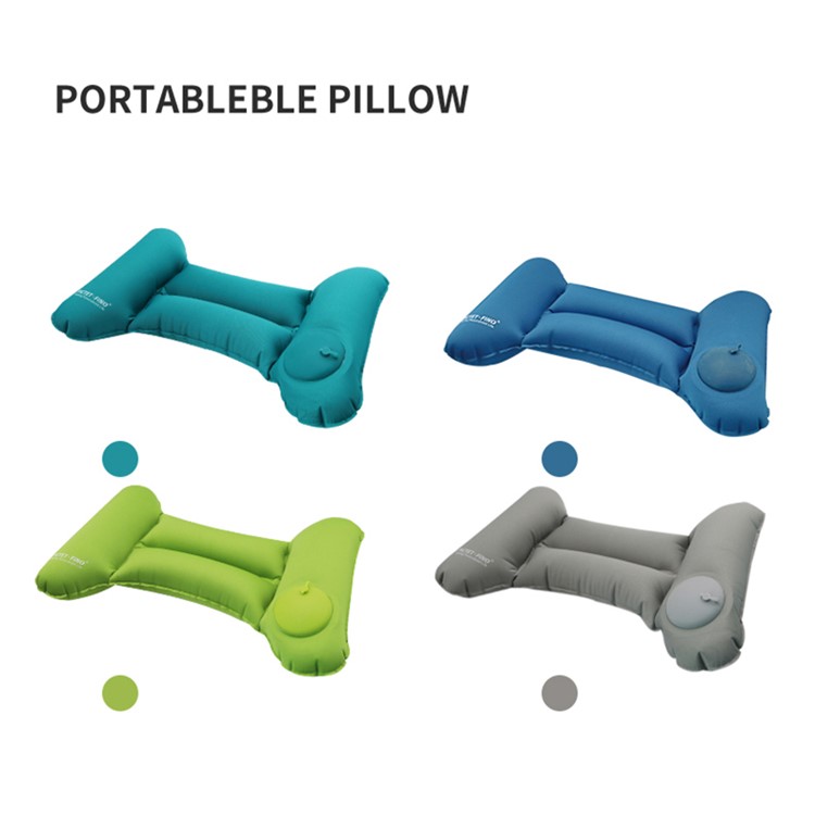 ROMIX RH35 Travel Folding Self-inflating Back Cushion Pillow - Grey-2