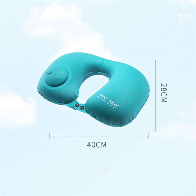 ROMIX RH34 U-shaped Restoration Inflatable Travel Neck Pillow - Green-5