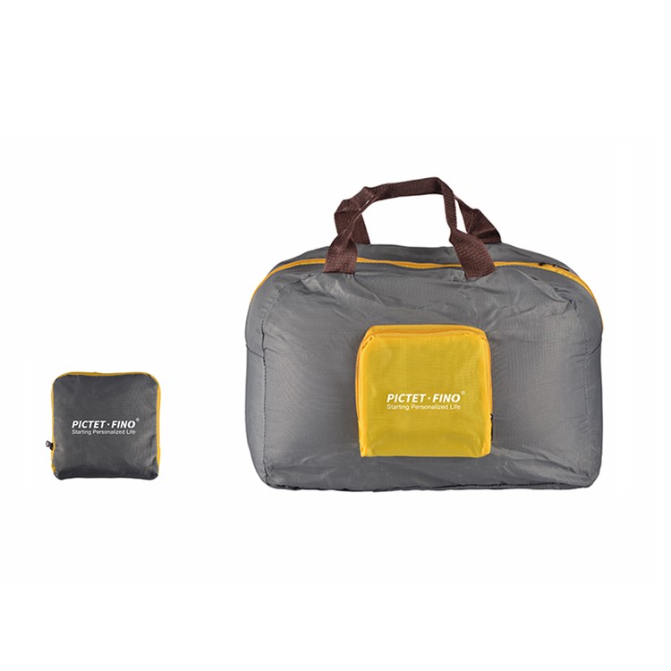 ROMIX RH29 Unisex Foldable Travel Duffel Bag Sports Gym Water Resistant Nylon Luggage Handbag - Grey-1