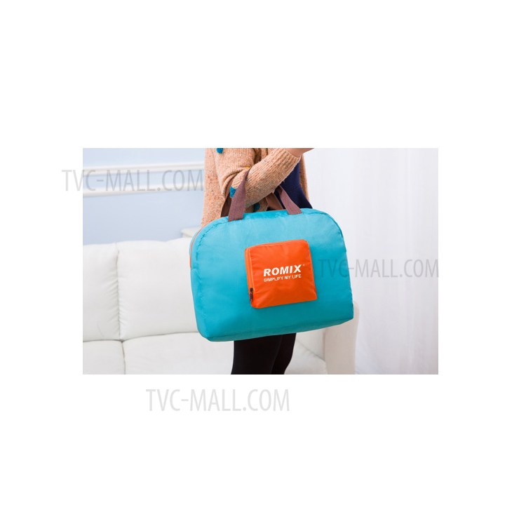 ROMIX RH29 Lightweight Travel Duffel Gym Bag Foldable Luggage Bag for Men and Women - Blue-10