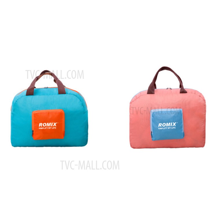 ROMIX RH29 Lightweight Travel Duffel Gym Bag Foldable Luggage Bag for Men and Women - Blue-17