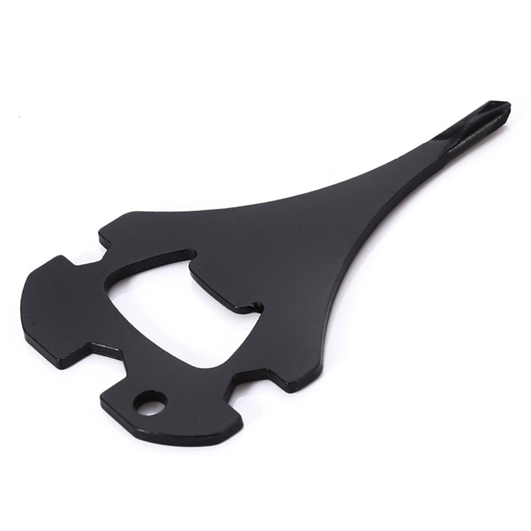 Black Multipurpose Screwdriver Wrench Bottle Opener-1