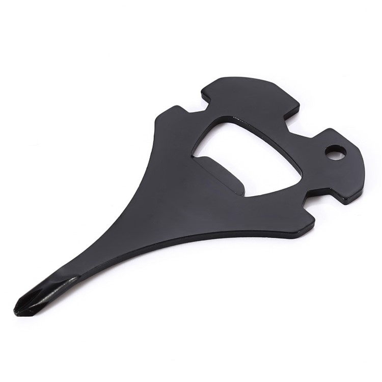Black Multipurpose Screwdriver Wrench Bottle Opener-3