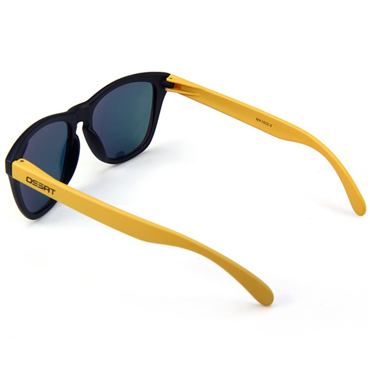 Outdoor Eye Protector Glasses Cycling Goggles for Men Women Scratch Resistant - Yellow / Black-3