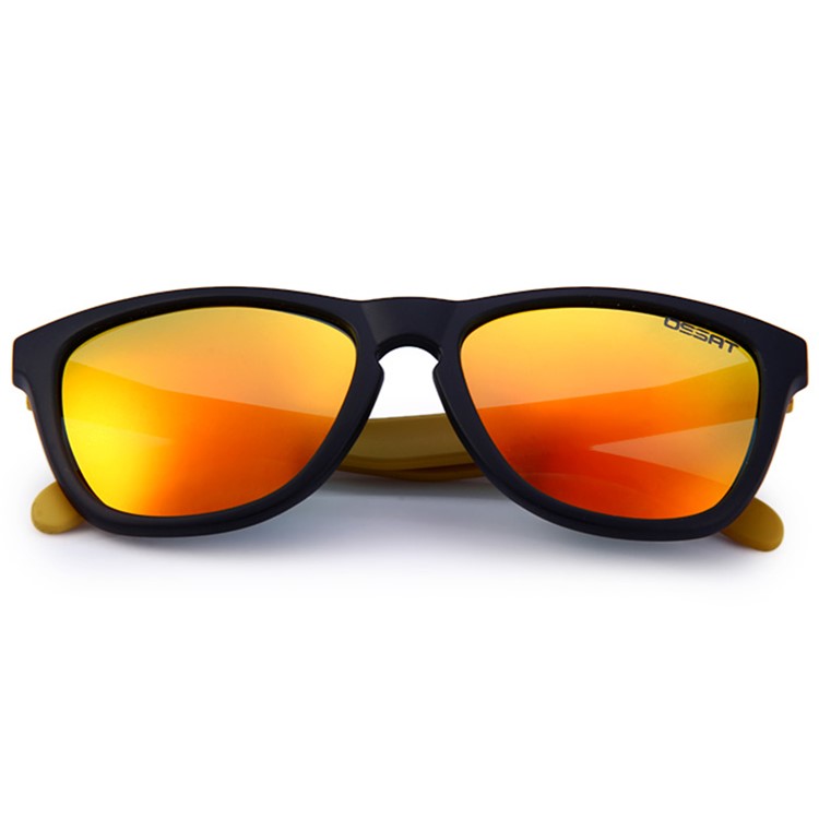 Outdoor Eye Protector Glasses Cycling Goggles for Men Women Scratch Resistant - Yellow / Black-4