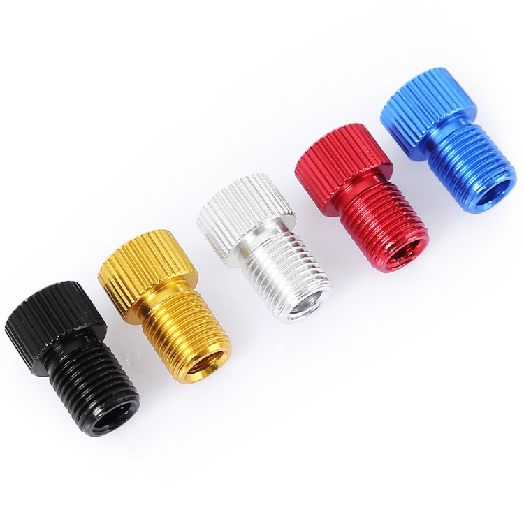 French-US Mouth Gas Nozzle Head Valve Adapter - Black-9