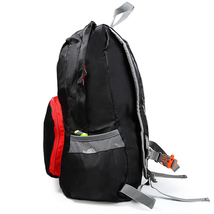 WIND TOUR 25L Multi-function Folding Unisex Travel Backpack - Black-5