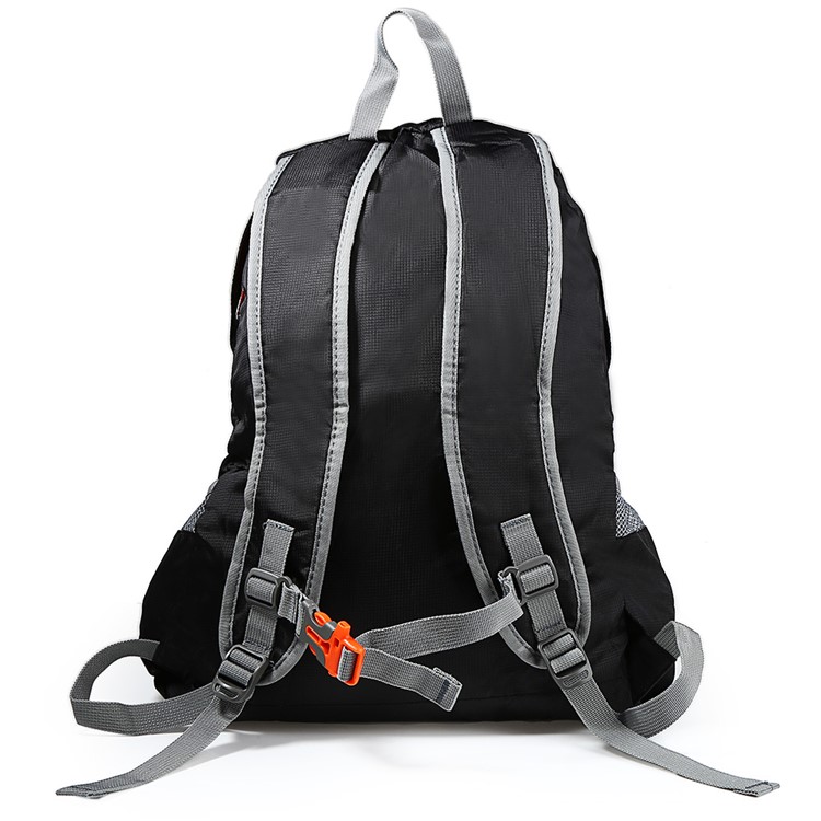 WIND TOUR 25L Multi-function Folding Unisex Travel Backpack - Black-6