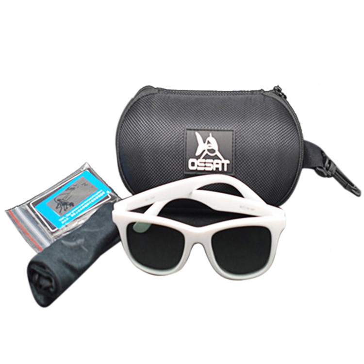 OSSAT MX-1008 Multi-use PC Lens UV400 Protection Polarized Sunglasses - White-3