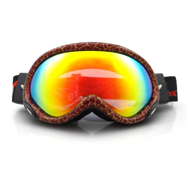 Professional Ultraviolet-proof UV400 Snow Skating Glasses (HE-515) - Red-1