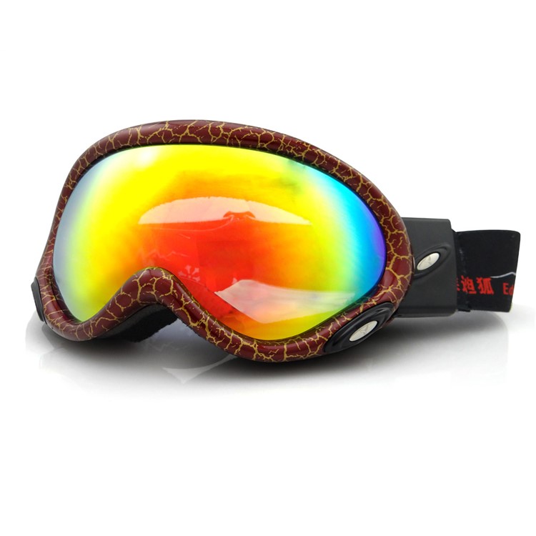 Professional Ultraviolet-proof UV400 Snow Skating Glasses (HE-515) - Red-2
