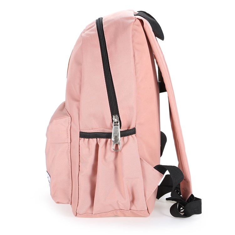 Nylon Polyeseter Leisure Backpack Rucksack Outdoor Hiking Bag for Boys and Girls - Pink-3