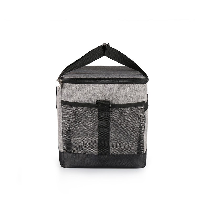 KINNET 33L Large Waterproof Insulation Outdoor Picnic Box Cooler Bag with Shoulder / Hand Straps - Grey-3
