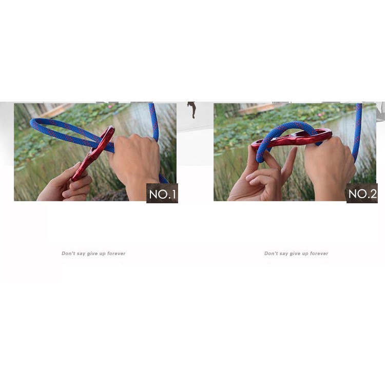 ASOL Aluminum-magnesium Alloy 35KN Figure 8 Descender Rigging Plate for Rappelling Climbing - Blue-3