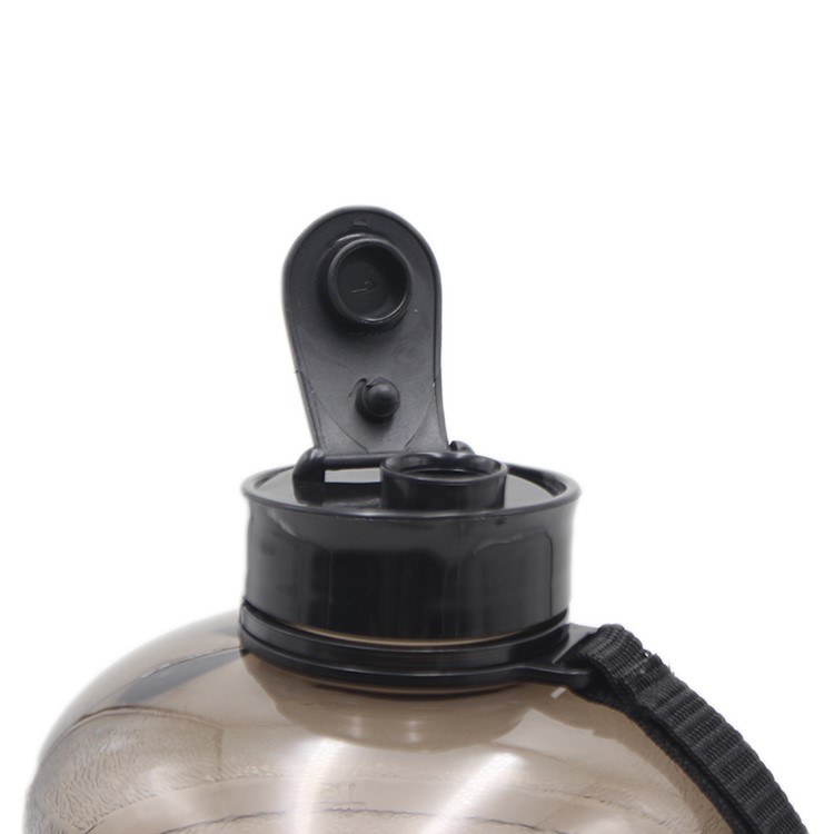2.2L BPA-Free PETG Half Gallon Water Bottle with Handle - Black-2