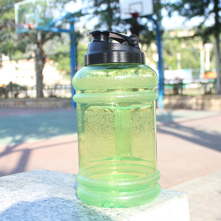 2.2L Portable Drinking Bottle PETG Sports Water Bottle Jug for Outdoor Fitness etc. - Green-1