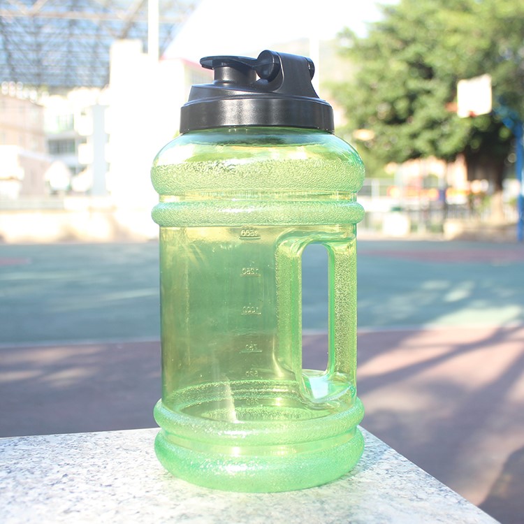 2.2L Portable Drinking Bottle PETG Sports Water Bottle Jug for Outdoor Fitness etc. - Green-11