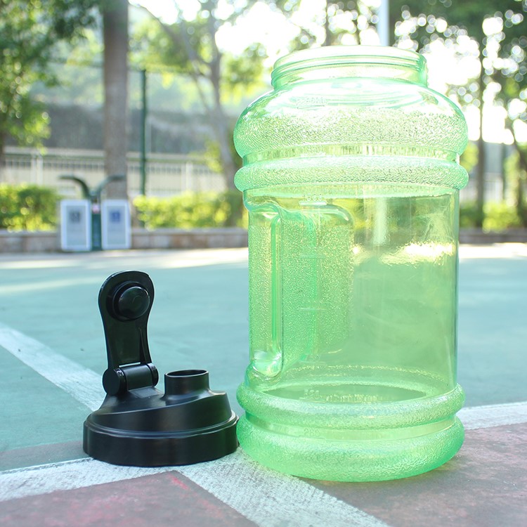 2.2L Portable Drinking Bottle PETG Sports Water Bottle Jug for Outdoor Fitness etc. - Green-2