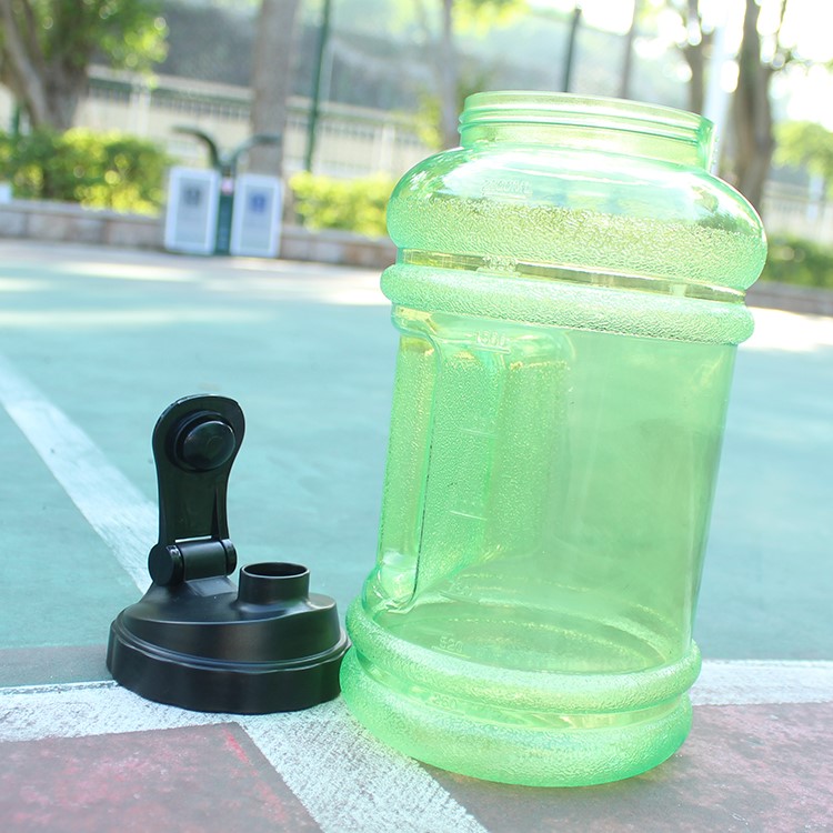 2.2L Portable Drinking Bottle PETG Sports Water Bottle Jug for Outdoor Fitness etc. - Green-3