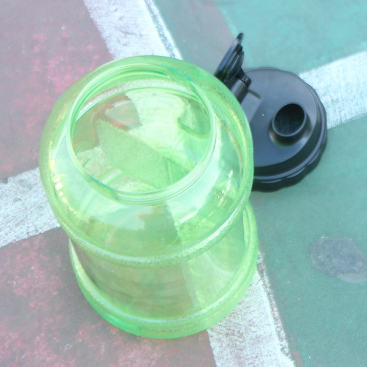 2.2L Portable Drinking Bottle PETG Sports Water Bottle Jug for Outdoor Fitness etc. - Green-4