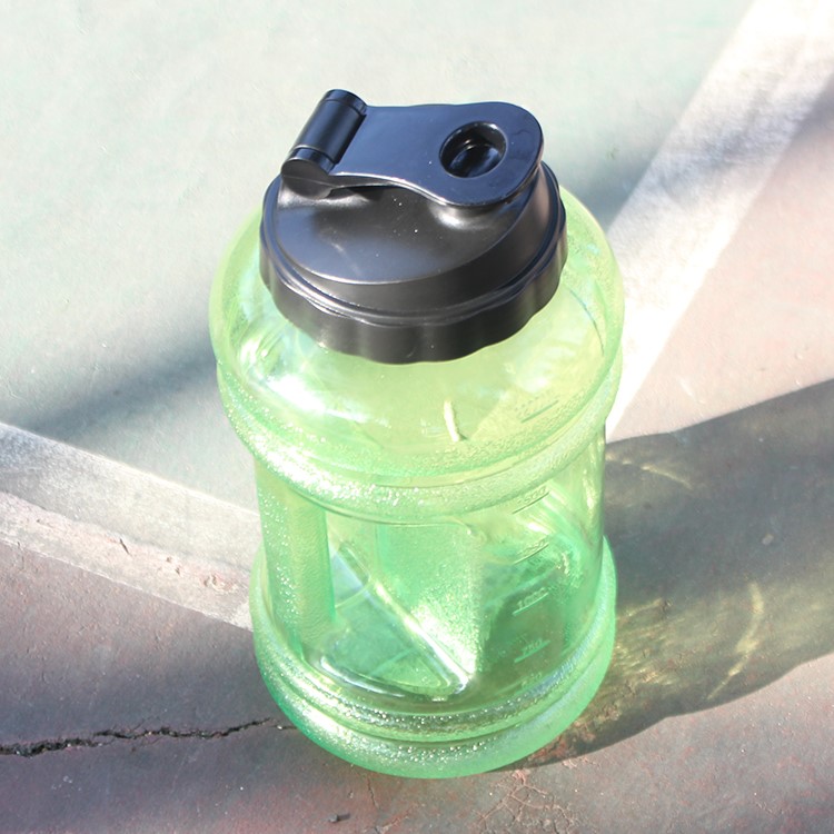 2.2L Portable Drinking Bottle PETG Sports Water Bottle Jug for Outdoor Fitness etc. - Green-8